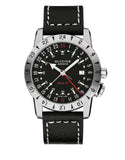 Glycine Airman Base 22 Auto Black Dial GMT